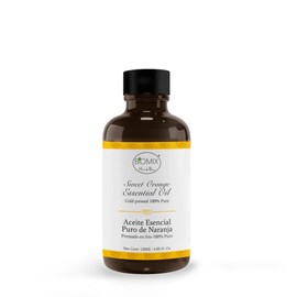 Aceite Esencial de Naranja Dulce 100% Puro, Prensado en Frío, Grado Alimenticio y Terapéutico 120 Ml