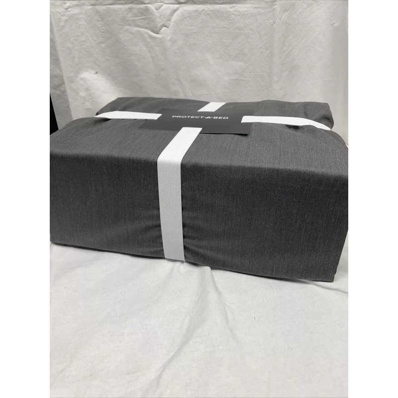 Protect-a-Bed Charcoal Infused Sheet Set Gray Split King
