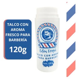 Talco Para Barberia-barbero Eden Fresh 120g