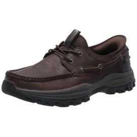 Skechers USA Men's Men's Knowlson-Shore Thing Hands Free Slip-in Moccasin, Brown, 10