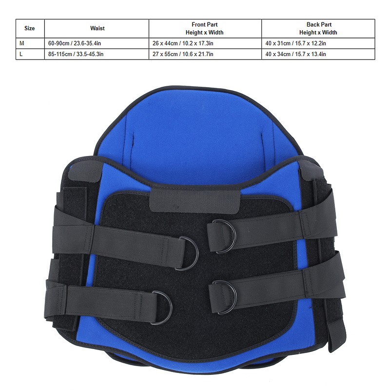 Adjustable Waist Back Brace Fracture Recovery Breathable Lumber Spine Support