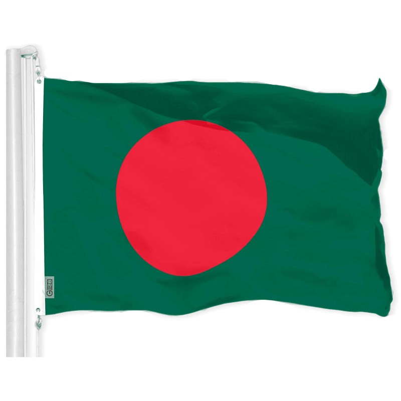 G128 Combo Pack: American USA Flag 3x5 Ft & Bangladesh