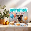 Border Terrier Birthday Card - Fun Dog Bday Card 145