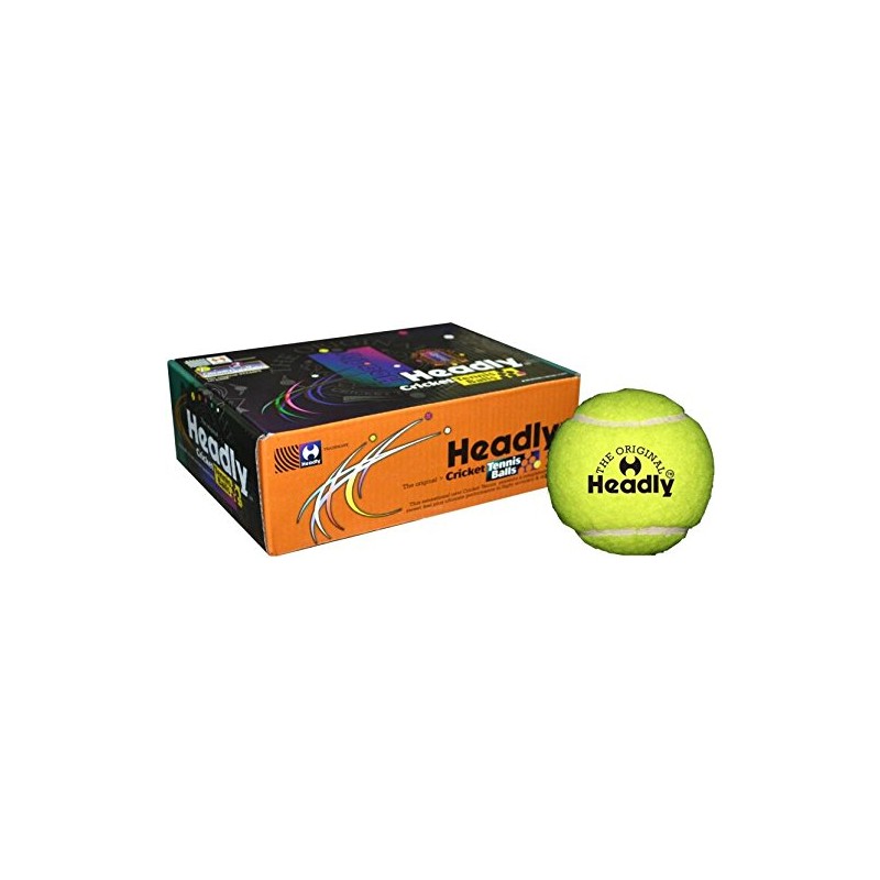 Silver's Headly Heavy Cricket Tennis Ball, (Yellow)