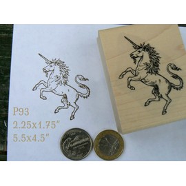 P93 Unicorn Rubber Stamp
