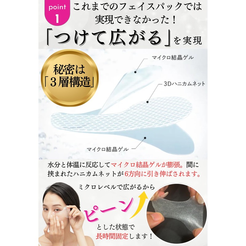 BEETOX Matrix Gel Patch (for Eyes), 24 Hour Hydration, 3D