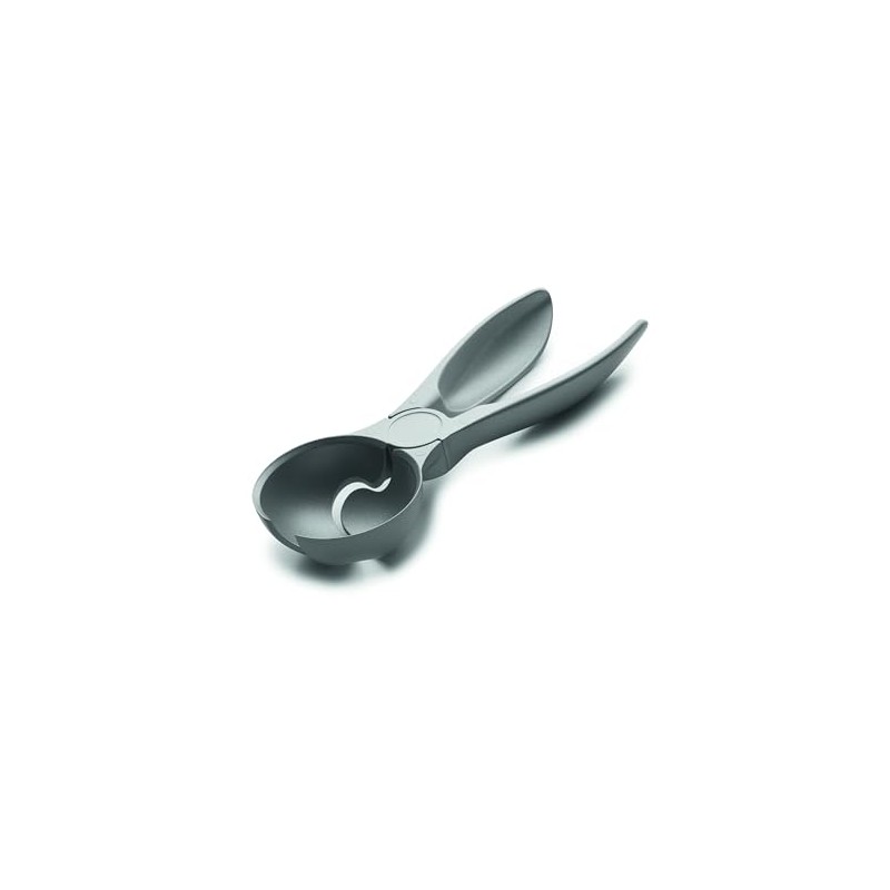 ibili - Cuchara para helados, 20 cm, metal revestido, plata,