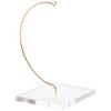 Plymor Wire Ornament Hanger Display with 4" Clear Acrylic Thick
