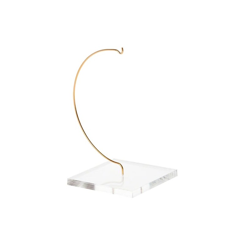 Plymor Wire Ornament Hanger Display with 4" Clear Acrylic Thick