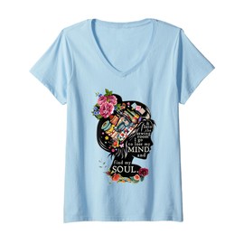 Womens Cute Women Quilting Sewer Sewing and Into The Sewing Room V-Neck T-Shirt