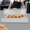 GMSLuu Ice Food Serving Display Tray, Stainless Steel Buffet Condiment