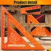 Carpenter Square 12 Inch, Matework Rafter Square for Angle Drawing