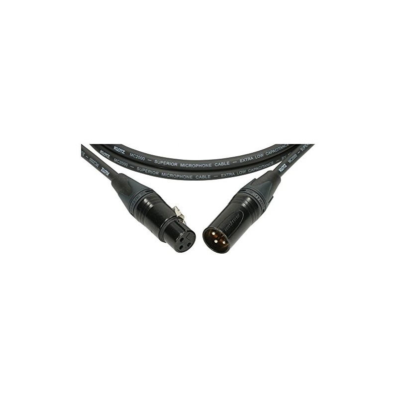 M-2 Microphone Cable 5m XLR f. / XLR m. black