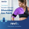 REVIX Shoulder Ice Pack Reusable Gel Ice Wrap for Shoulder