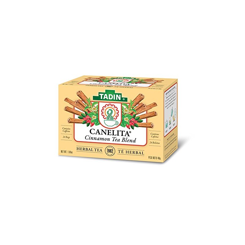 Tadin Tea, Canelita (Cinnamon Blend) Tea, 24-Count Tea Bags (Pack