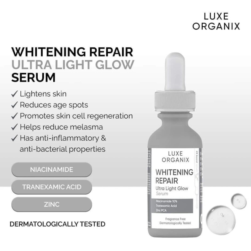 Luxe Organix Whitening Repair Serum Niacinamide 10% (30ml)
