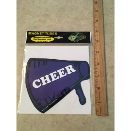 CHEER MAGNET MEGAPHONE DECORATION CAR TRUCK FRIDGE CHEERLEADING CHRISTMAS GIFT