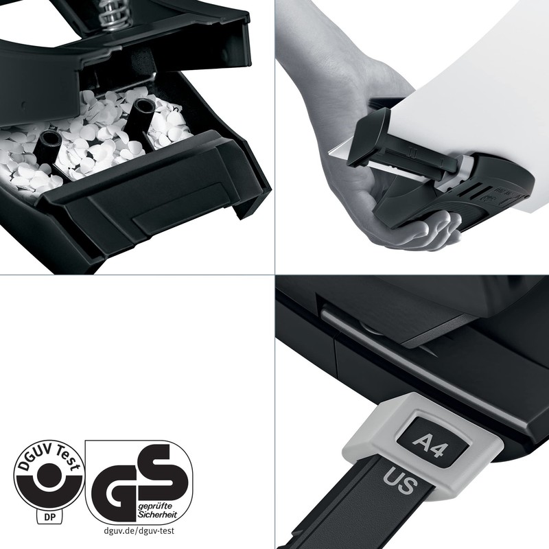 Leitz NeXXt Recycle Mini Hole Punch, 10 A4 Sheet Puncher,