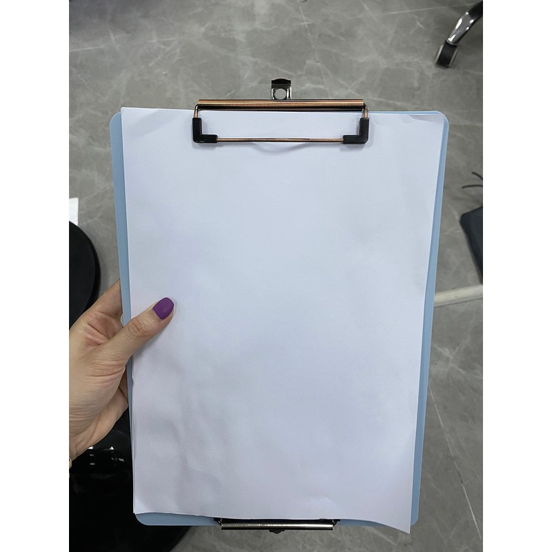 Pastlla 4Pcs Clipboard Clips 4.72" Metal Mountable Clipboard Clamp Hardware