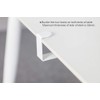 Home-organizer Tech Portable Adjustable Foot Hammock for Corner Desk Office