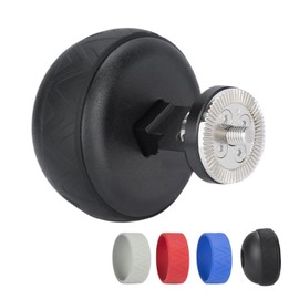 Nitze Side Handle with ARRI Rosette, Side Handle for Camera Cages and Monitor Cages, Ball Shape Side Grip with Various Coloured Rubber Rings for Right and Left Side - PA33A