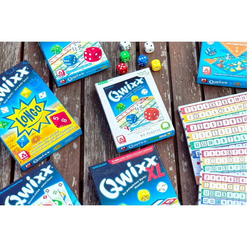 NSV 4016 QWIXX Additional Blocks 2 x 80 Sheets Dice