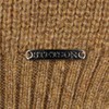 Stetson Camel Wool Scarf, Plain Scarf, Elegant Knitted Scarf, Wool