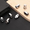 Gaemi 7/16 Lug Nuts, 20 PCS Chrome Closed End Bulge