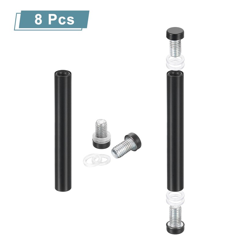 uxcell 8 Pcs Standoff Screws, 1/2" x 4" Stainless Steel