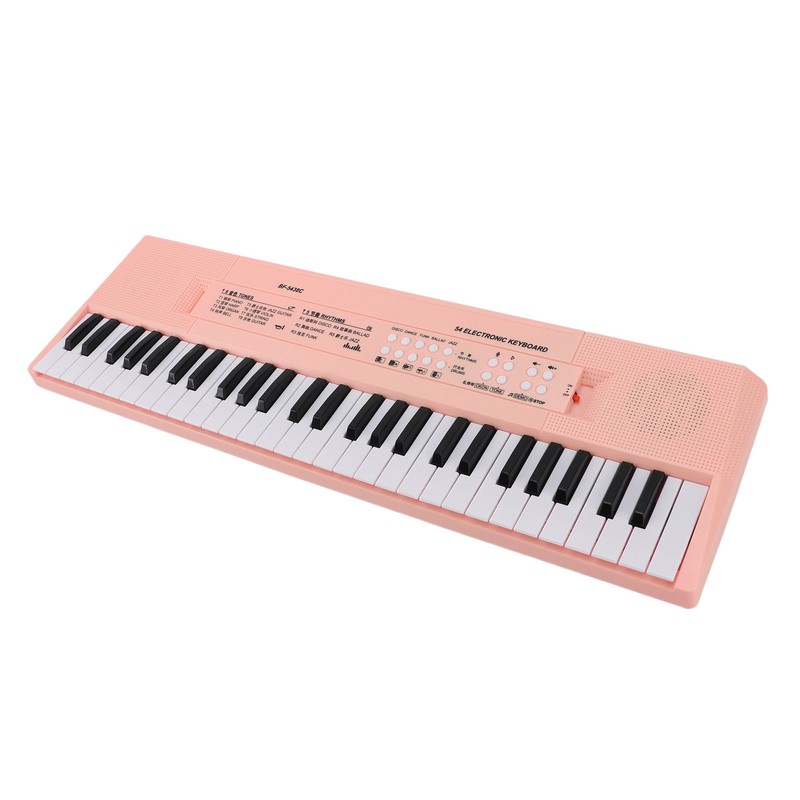 54 Key Keyboard Piano Smoothly Plastic Keyboard Piano Portable Dual