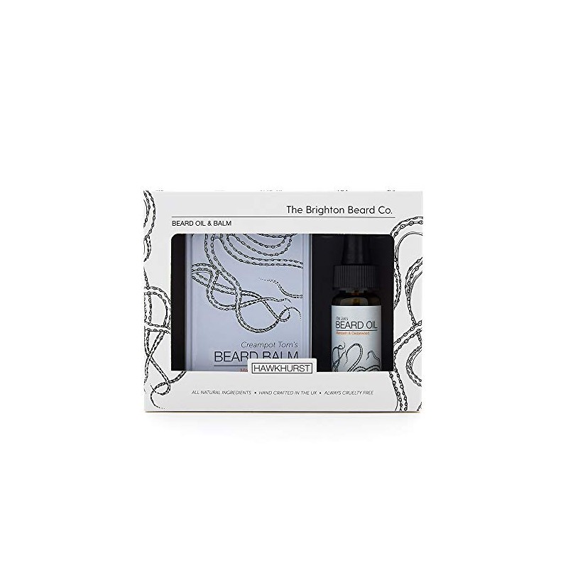 The Brighton Beard Co. Hawkhurst Beard Conditioning Gift Set Including