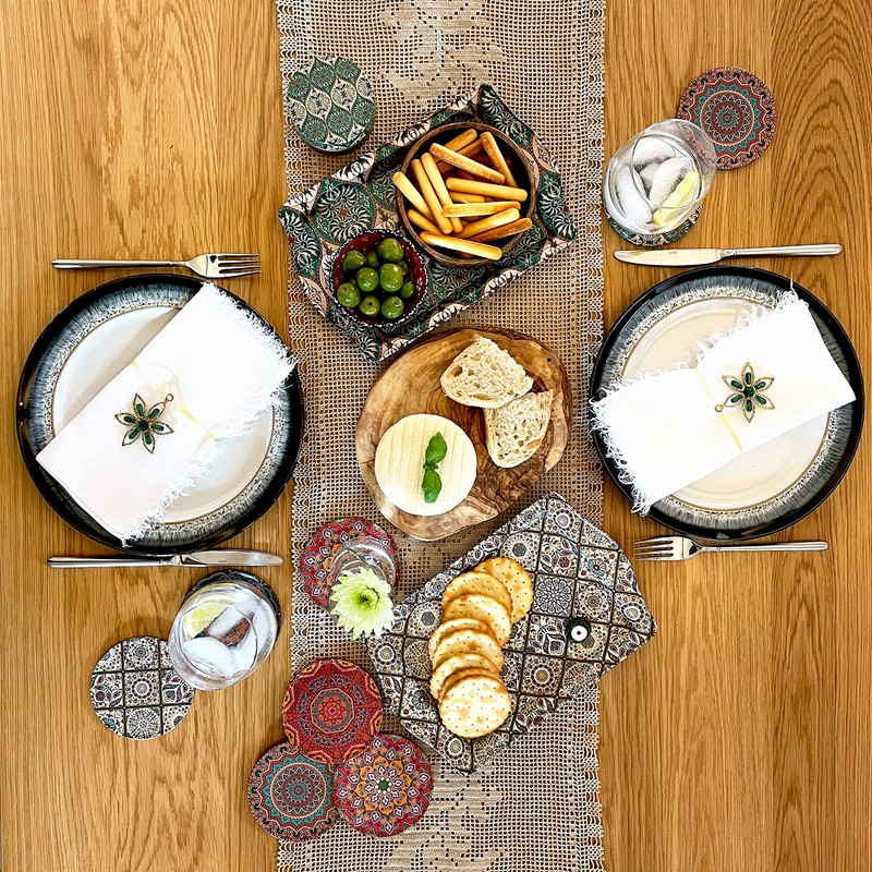 Totally Turkish – Patterned Drink Coasters Set of 6 –