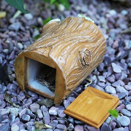 Hide a Key Outside - Animal Garden Sculptures Statues Hidden Key Box | Small Garden Decorations Key Hiders Outside | Waterproof Resin Hiding Devices for Garden Courtyard Balcony