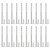 PATIKIL Cabinet Handle Screws M4x90, 20 Set Break Away Screws