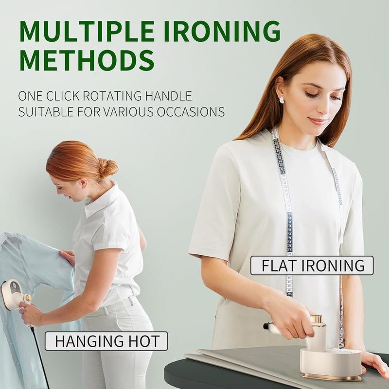 Portable Travel Steamer & Mini Steam Iron for Clothes –