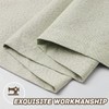 100% Blackout Linen Textured Curtains 84 Inch Length 2 Panels