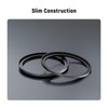 Neewer 72-82mm Step Up Ring Adapter (2 Pack) with Cleaning