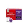 Community Coffee Coffee Pods, Dark Roast, Compatible with Keurig 2