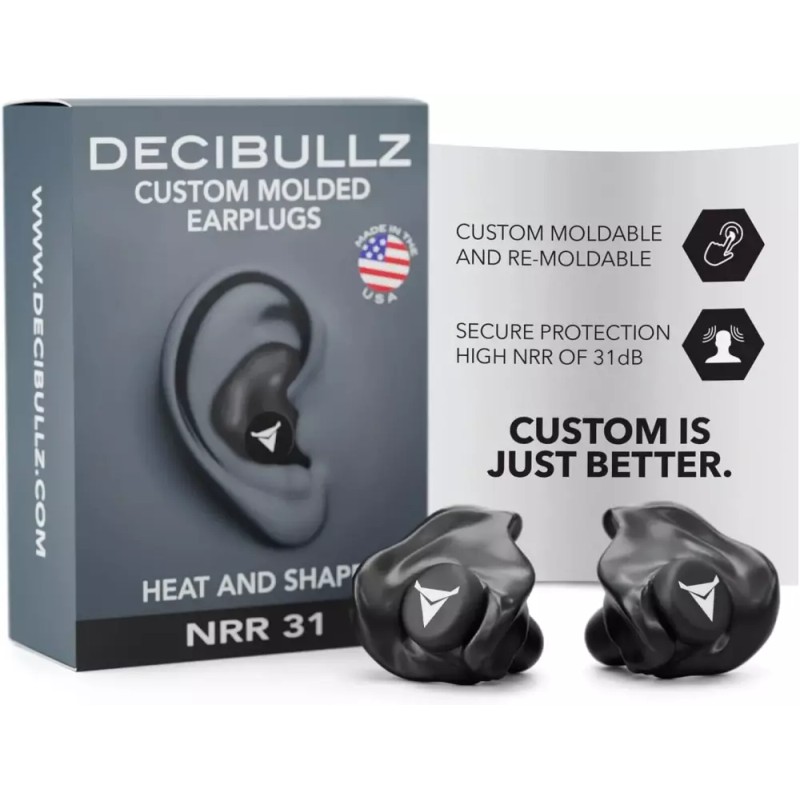 DesiBulz 데시불즈 - 맞춤형 성형 귀마개 31dB 최고 NRR 촬영