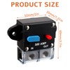 JAMHER 300A Circuit Breaker 300AMP Resettable Inline Circuit Breaker Manual