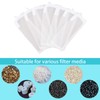 BOXOB Pack of 10 Aquarium Filter Media Bags, 100 Micron