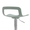 NOBPEINT Contemporary Chrome Air Lift Adjustable Swivel Bar Stool (2