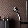 SANEI Shower Head Rainy Metallic Hand Stop 50% Water Saving