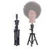 Professional Adjustable Mannequin Head Stand Tripod - 21 Inch Adjustable