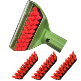 Upgraded 5.3in 1400B Little Green Machine Multi-Purpose Tools Brush detachable Replacement Parts Compatible with bissell 1400B 3194 3353 2458 3588F 1425 Tough Stain Brush Tool Attachments (Green 1+3)