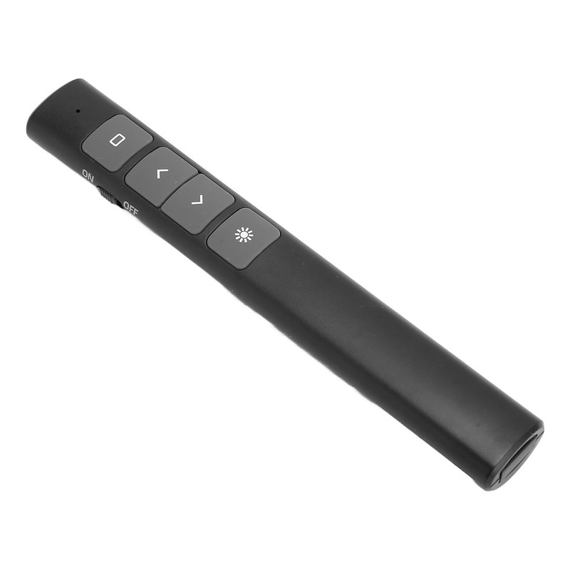 Presentation Clicker 2.4G RF Chip ABS Silicone Buttons Portable Plug