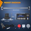Nilight 144LED Traffic Advisor Strobe Light Bar with Controller Blue