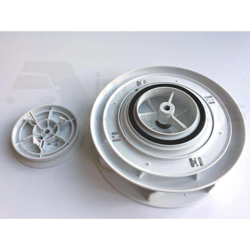 Low profile rotary vent for vans buses wind driven rotating