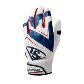 Louisville Slugger Adult Genuine 2.0 Batting Gloves - USA, Large