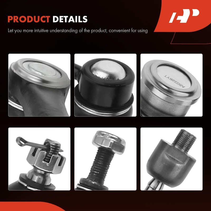 A-Premium Set of 8, Front Sway Bar Link, Lower Ball